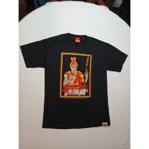 Aloha Army "I Want You For Aloha Army" Ali'i King Kamehameha Black Medium Shirt